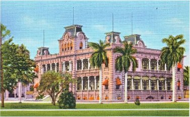 Postcard of The Capitol
                    Formerly The Royal Palace Honolulu